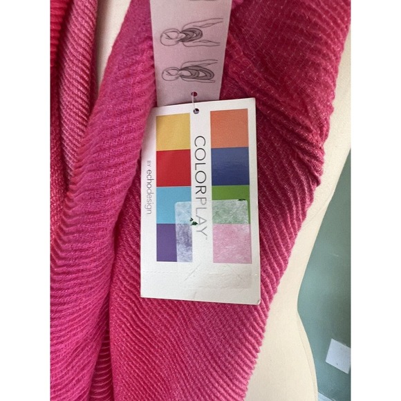Color Play Hot Pink Scarf NWT - Picture 3 of 3